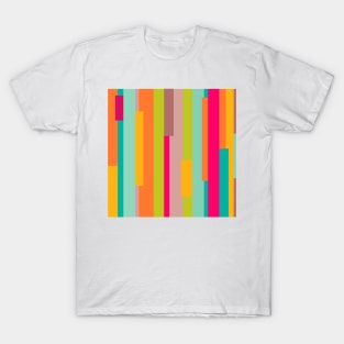 vibrant colour overall patterns T-Shirt